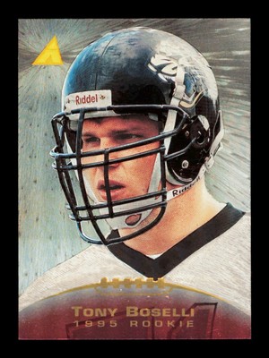 1995 Pinnacle #233 Tony Boselli Trophy Collection Rookie Jacksonville Jaguars