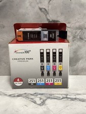 Canon Genuine PGI-250 BK CLI-251 B/C/M/Y Ink Cartridges Sealed