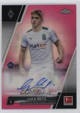 Luca Netz Chrome Bundesliga 2021/22 Magenta Refractor /150 Auto