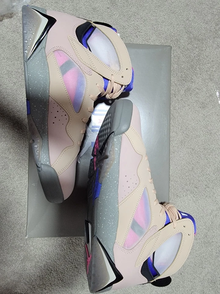 Air Jordan 7 Retro SE 'Sapphire' DJ2636-204 2022 Tamanho 11.5 Novo em folha - Imagem 2 de 4