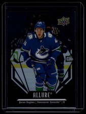 2022-23 Upper Deck Allure #96 Quinn Hughes Black Rainbow