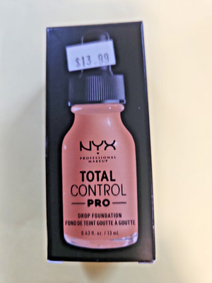 NYX Professional Makeup Total Control Pro Drop Foundation, Camel 0.43oz