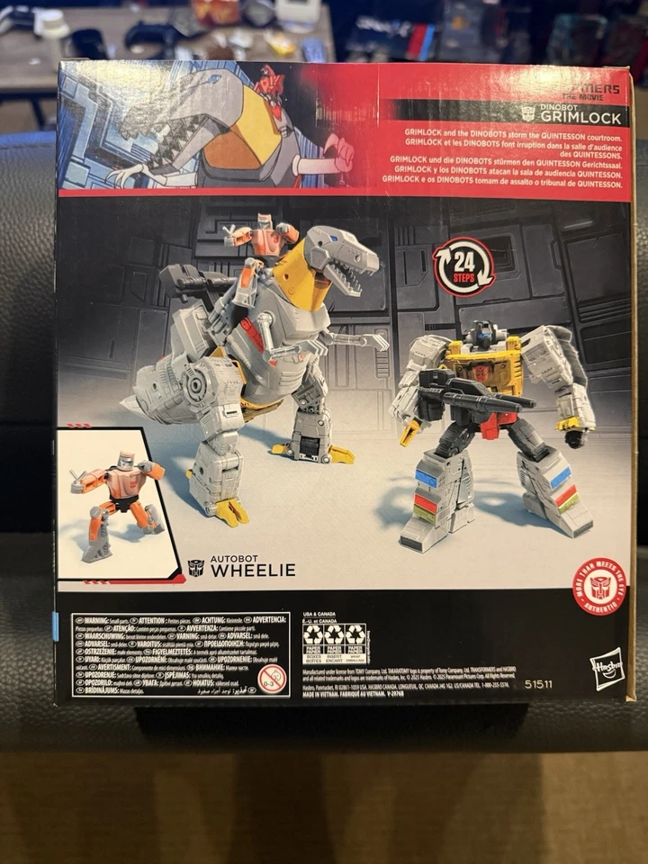 Transformers Studio Series Dinobot Grimlock Wheelie Transformers The Movie - Bild 2 von 4