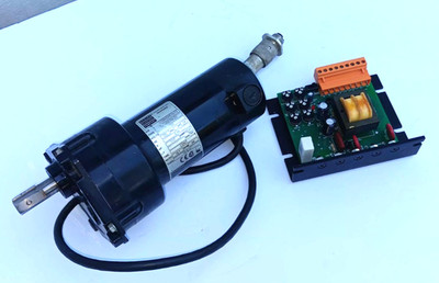 Bodine 24A4BEPM-Z2 DC Gearmotor, 130Vdc, Torque=14 lb.-in. + Minarik Drive Combo