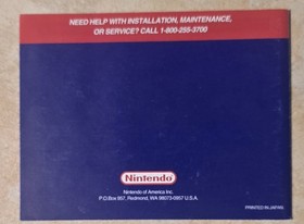 Nintendo Mega Man 6 NES NTSC-U/C (US/Canada) Action Adventure Manual 1993