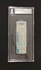 David Bowie 1983 Full Ticket Madison Square Garden New York Beckett BGS 3 VG