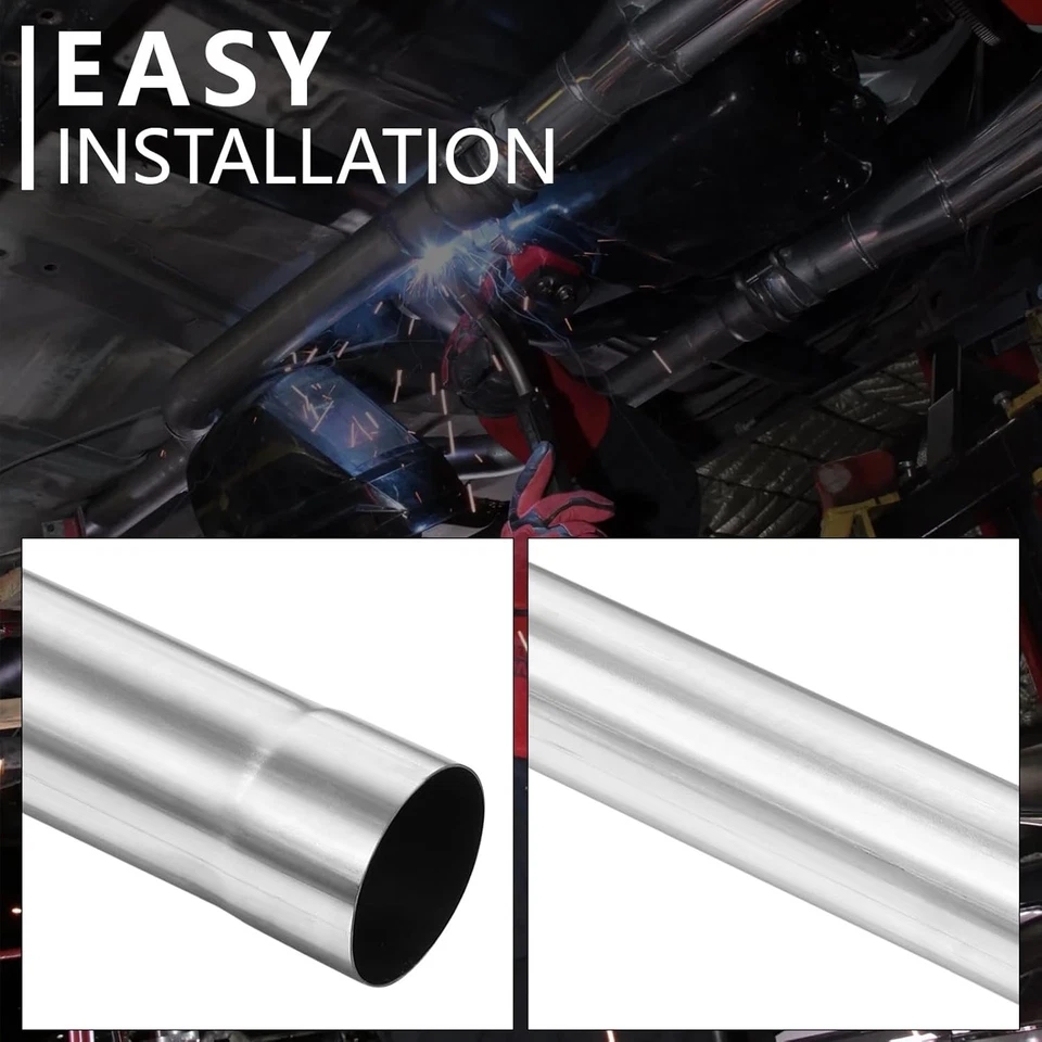 8x 2.5" tubo de escape mandril curva recta acero inoxidable para Mazda B3000 B4000 Foto 4 de 4