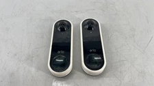 Lot of 2 Arlo Essential AVD2001B Video Doorbell Wire Free - Black - 2ct