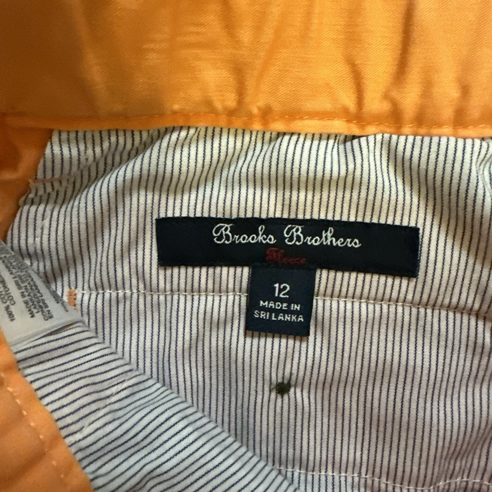 Pantalones chinos caqui de vellón Brooks Brothers para niños - talla 12 naranja Foto 2 de 4