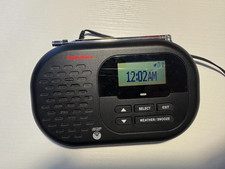 Radio Shack NOAA Weather Alert Radio With SAME  Alarm Clock Used