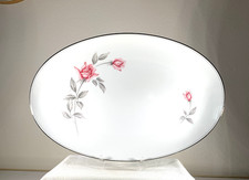 VINTAGE PORCELANA NORITAKE ~'ROSEMARIE' #6044~ 10 3/4" X 16 1/4" TALERZ DO SERWOWANIA