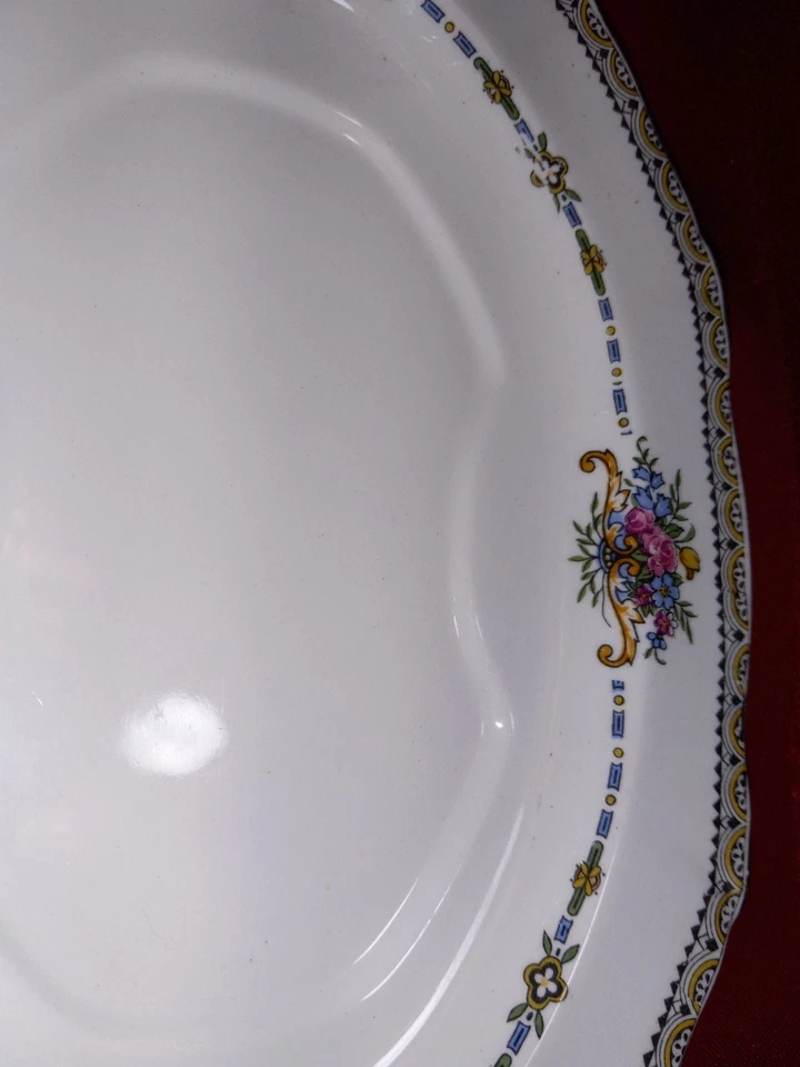 Alfred Meakin Osiris Shape platter Art Deco 1930 Staffordshire, England VTG RARE - Image 4 of 4