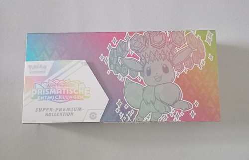 Pokémon OVP Sealed Prismatische Entwicklungen Super Premium Kollektion Deutsch