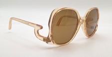 Vintage Brown Translucent Oval Sunglasses Frames Korea