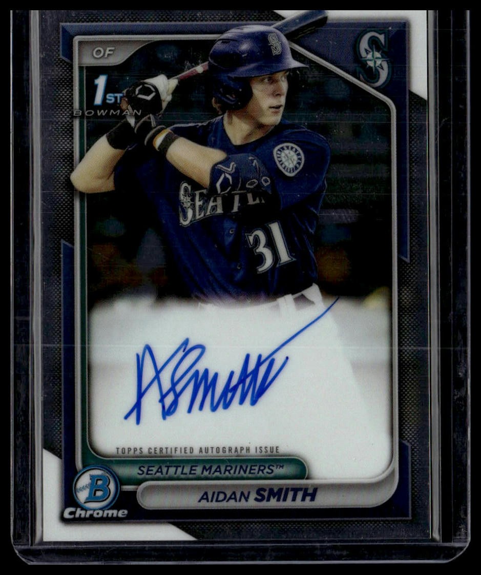 Aidan Smith 2024 Bowman Chrome 1st Prospect Autograph