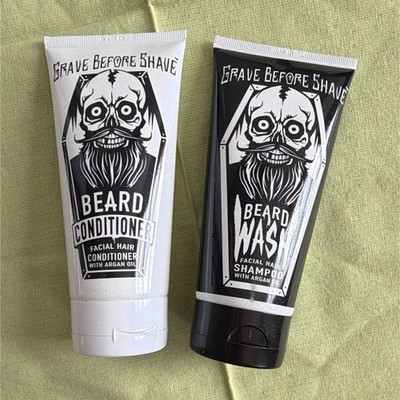 GRAVE BEFORE SHAVE GBS Est. 13 Beard Wash 6oz & Beard Conditioner 6oz Set