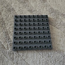 Official Lego Duplo 8x8 Stud Base Board Plate - Grey