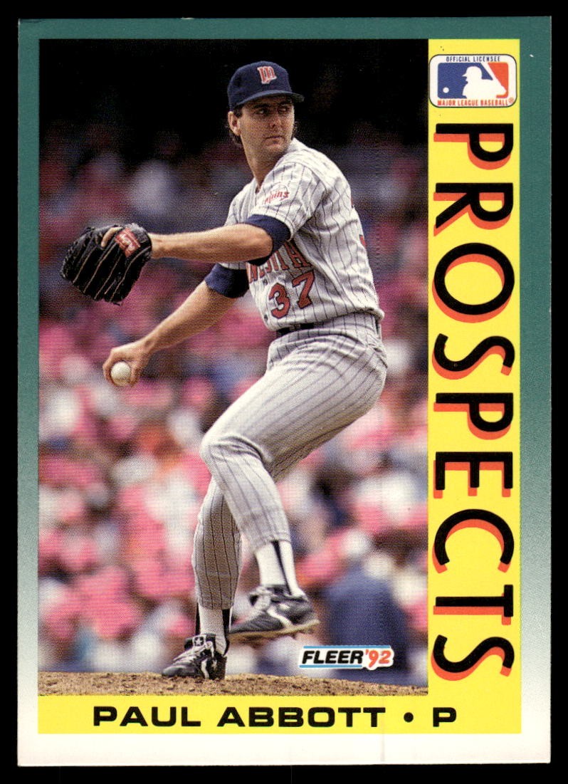 1992 Fleer #667 Paul Abbott Printed in U.S.A.
