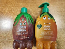 2 Pk: Raw Sugar Kids Shampoo & Conditioner-Coconut & Mango Butter, 12 oz ea E16D