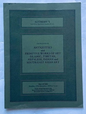 SOTHEBY'S | 17 DECEMBER 1979 | ANTIQUITIES PRIMITIVE WORKS OF ART ... -