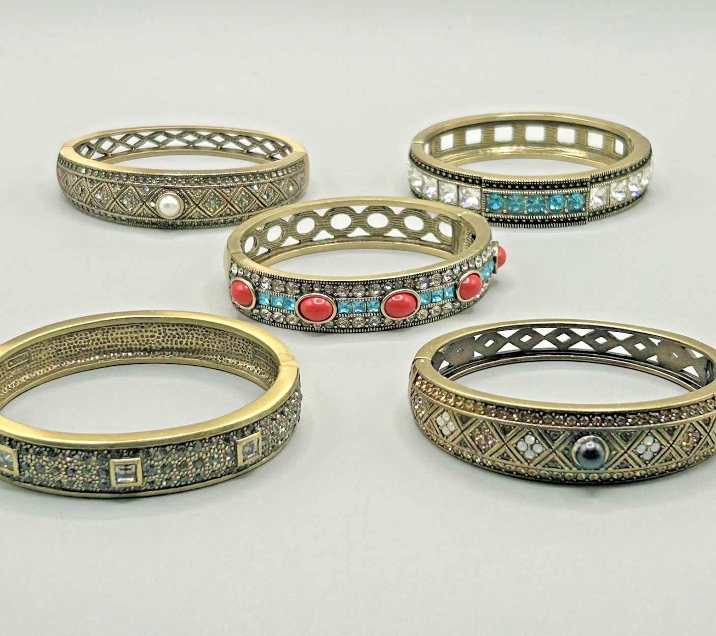 HEIDI DAUS Hinged Stackable Bracelet with Rhinest… - image 8