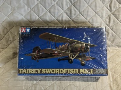Tamiya 61068 Fairey Swordfish Mk.I 1/48 Scale Plastic Model Kit (Open Box)