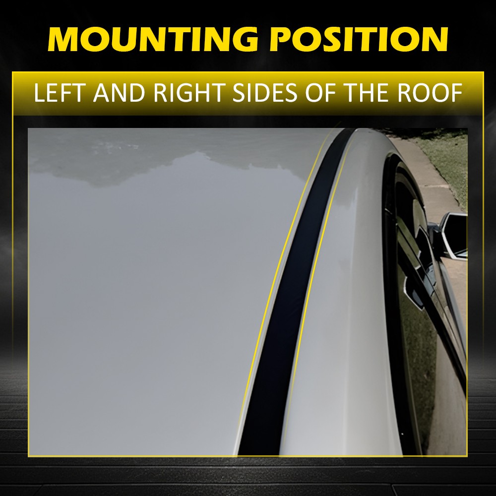 2Pcs For 2013-2018 Nissan Altima LH&H Roof Trim Molding Black Kit Left & Right M