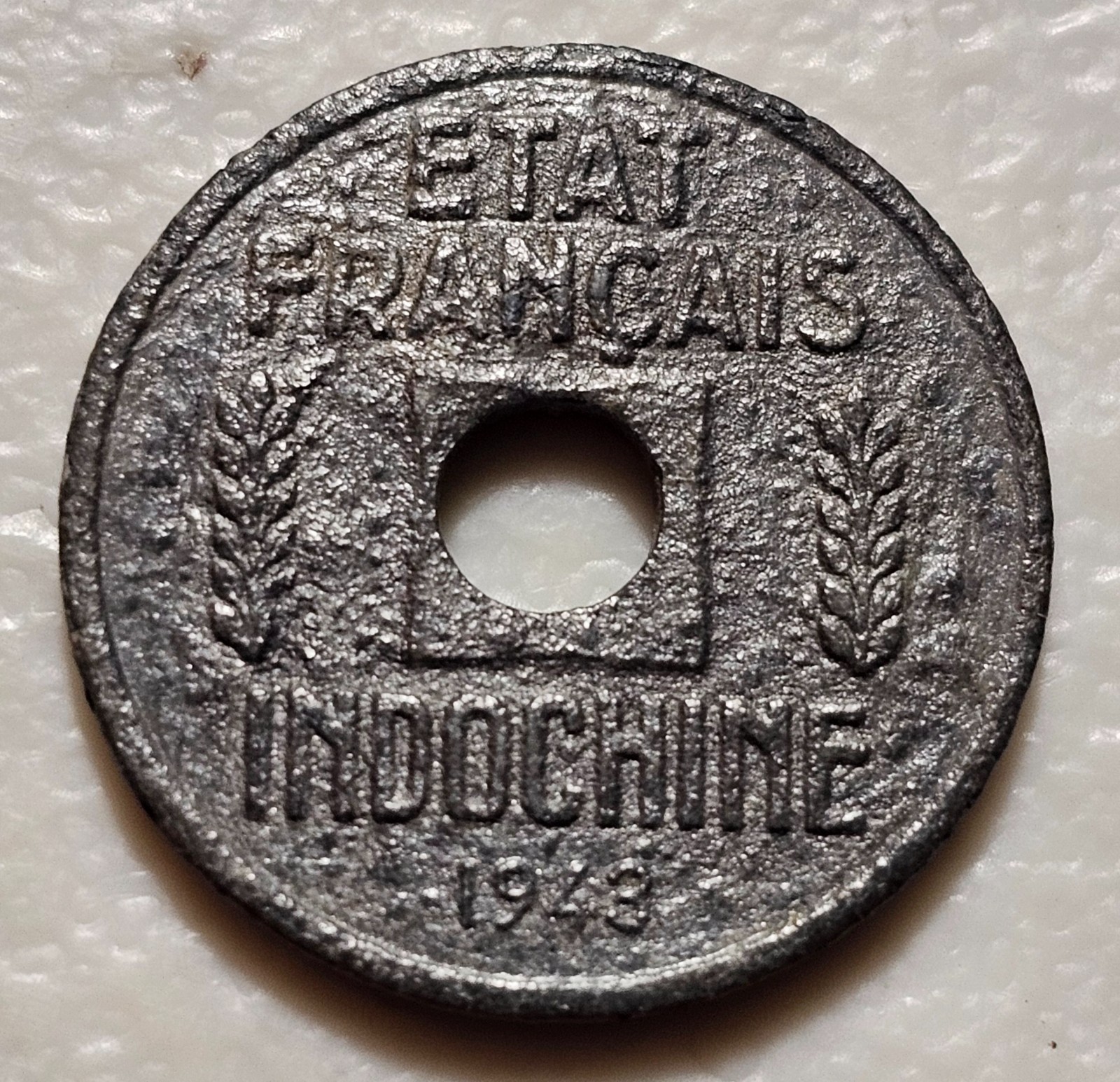 Indochina 1/4 Cent 1943