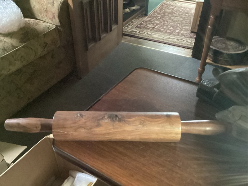 Antique Country Farm House Solid Wood Rolling Pin 