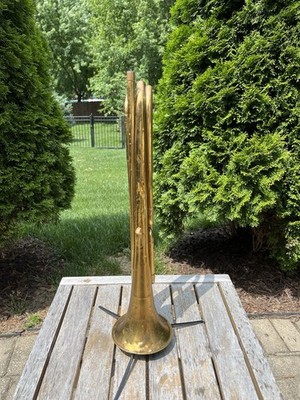 Vintage Rare 1912 C.G Conn Single Valve Brass Baritone Bugle Horn FREE SHIPPING