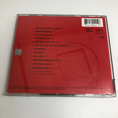 Get in Touch with Yourself by Swing Out Sister (CD, 1992
