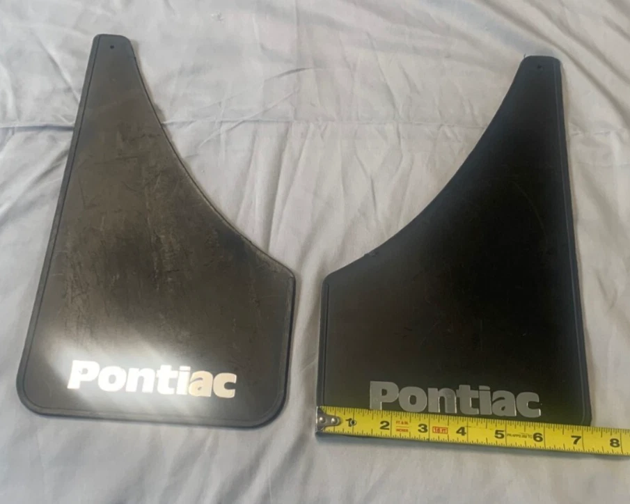 DE COLECCIÓN PONTIAC PROTECTORES CONTRA SALPICADURAS 1 PAR USADOS OEM Foto 3 de 4