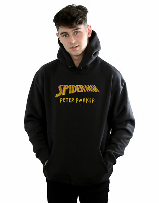 Marvel Uomo Spider-Man AKA Peter Parker Felpa Con Cappuccio