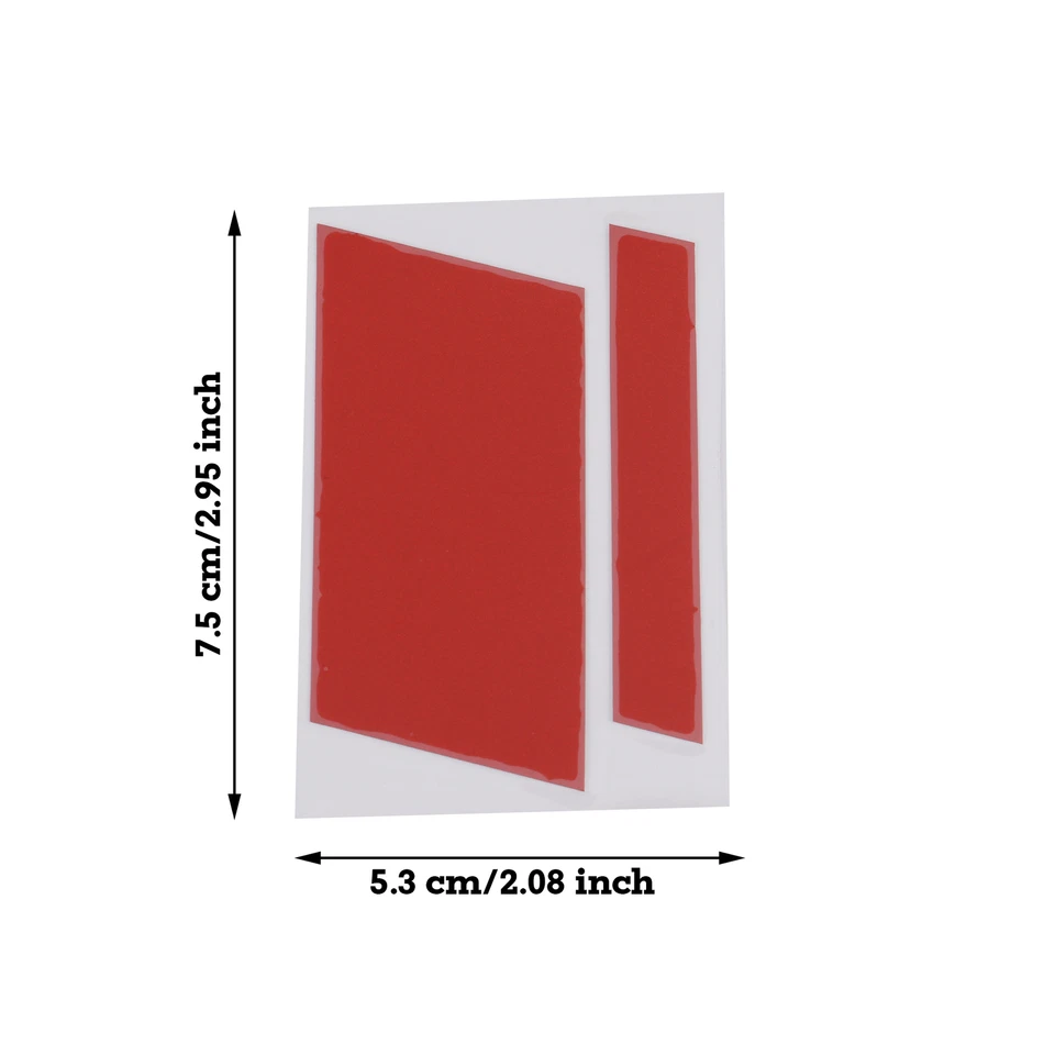 6 Pieces car Wheel Rim Stickers, Car Reflective Self Adhesive Decorative, Red Foto 4 de 4