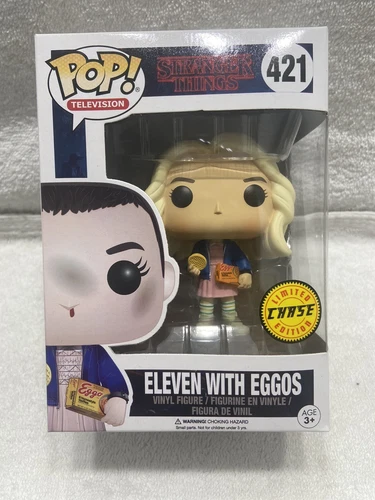 Funko Pop Television Stranger Things Eleven with Eggos #421 Chase Pop