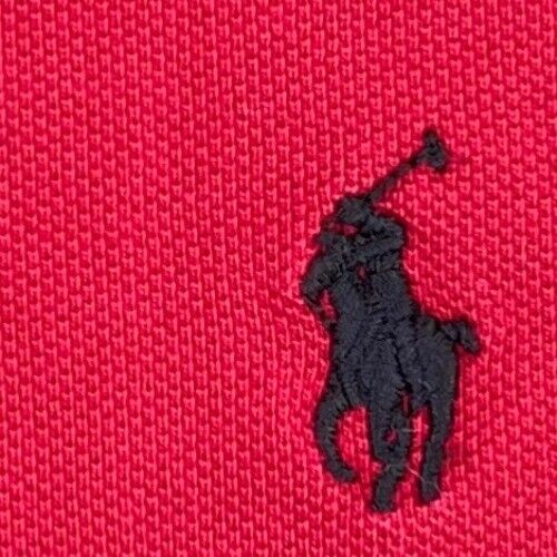 Polo Ralph Lauren Shirt Men’s XL Red Custom Slim Fit Long Sleeve Rugby Preppy - Picture 4 of 7