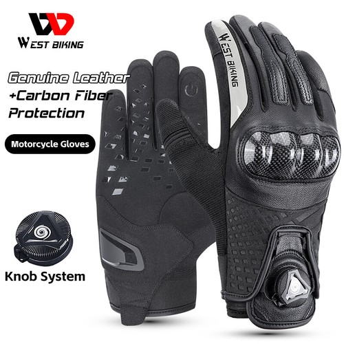 Motorcycle Gloves ATV Motocross Knob Locking Full Finger Gloves Motorbike Gloves