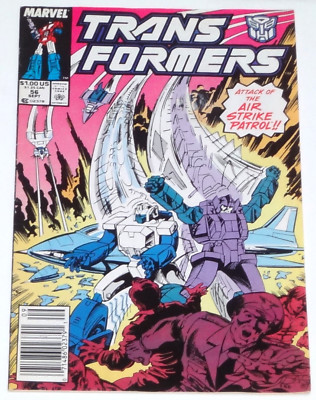1989 TRANSFORMERS #56 FINE NEWSSTAND ISSUE MARVEL COMICS BOOK G-1 1ST SERIES