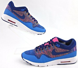 air max ultra flyknit running shoes blue