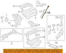 GM OEM 05-23 ATS Engine Engine Parts-Dipstick 12609018