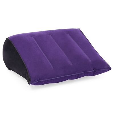 Inflatable Lumbar Back Pillow, Relfux Triangle Wedge for Beach Lounging 17x14x8''