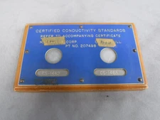 Vintage Magnaflux Conductivity Standards Machine Tool Set CS-1462 CS-1463 207498