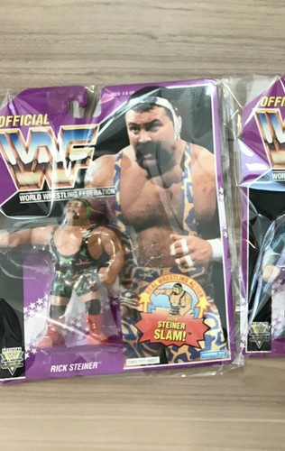 Hasbro Official WWF WWE Rick Steiner 1994 Violet W...