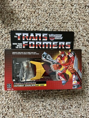 TRANSFORMERS MORE THAN MEETS THE EYE HASBRO HEROIC AUTOBOT CAVALIER HOT ROD  2017 630509685608|