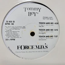 Force M.D.s Touch and Go 12" Vinyl Record Single