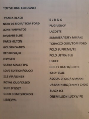 #ad Fragrance body oil for men $200.00