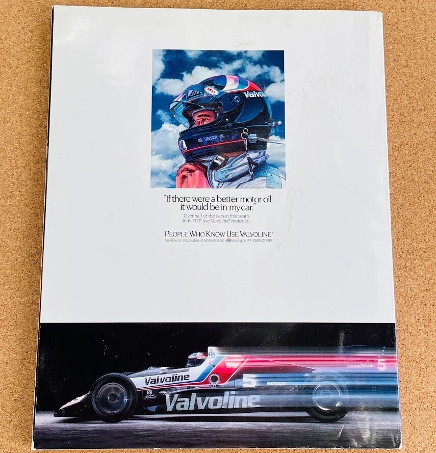INDY 500 1990 Original Souvenir Program Book Indianapolis Indiana Race Car - Image 3 of 3
