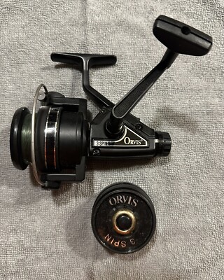 Vintage ORVIS 3 SPIN Spinning Reel with an Extra Spool Great