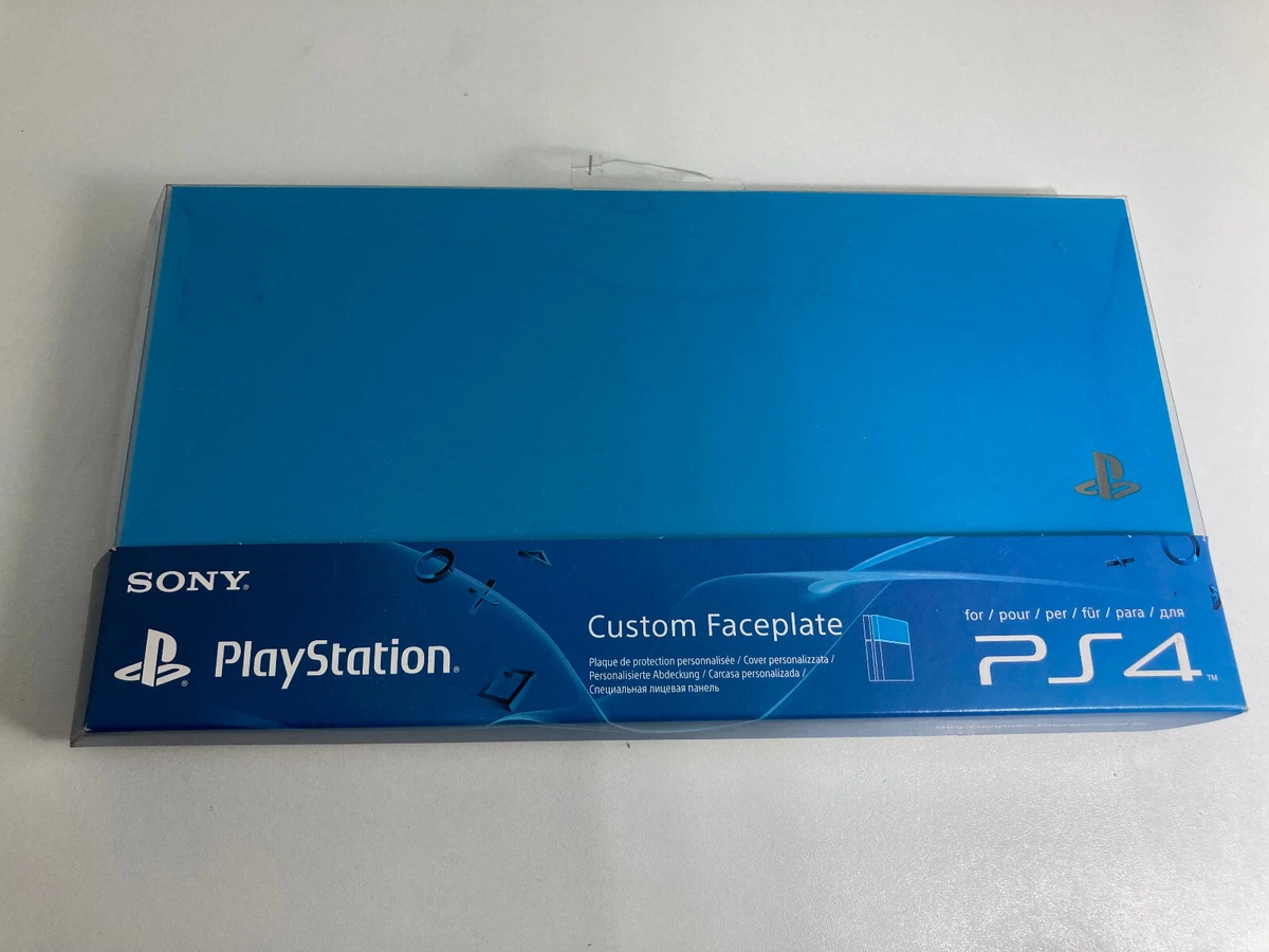 Genuine Sony Custom Faceplate Blue for Playstation 4 PS4
