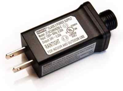 Class 2 Power Supply (JT-DC240V0250-C) UL-Listed US Plug Power Adapter for Most